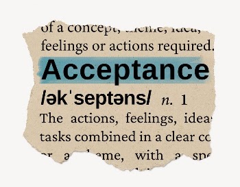 Acceptance ripped dictionary, editable word | Free PSD - rawpixel