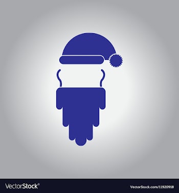 Accessories Santa Claus hat vector image