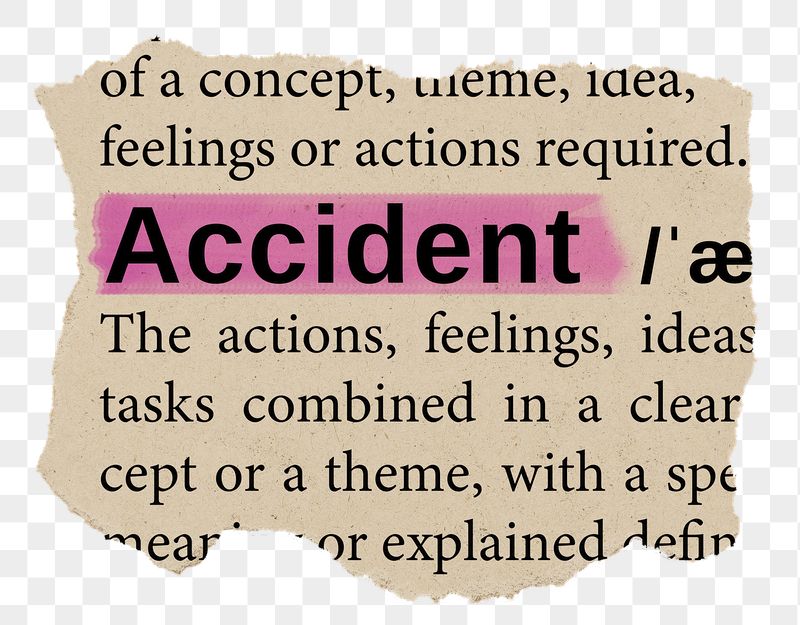 Accident png word sticker, torn | Free PNG - rawpixel