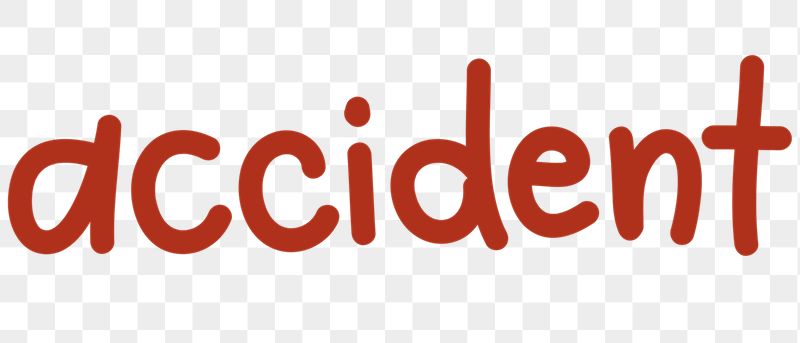 Accident png word sticker typography, | Free PNG - rawpixel