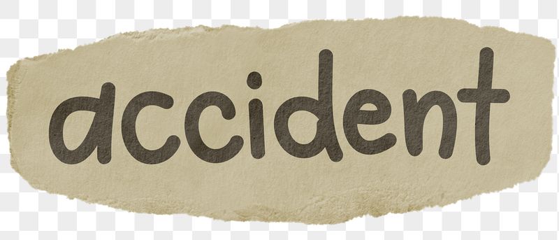 Accident png word sticker typography, | Free PNG - rawpixel