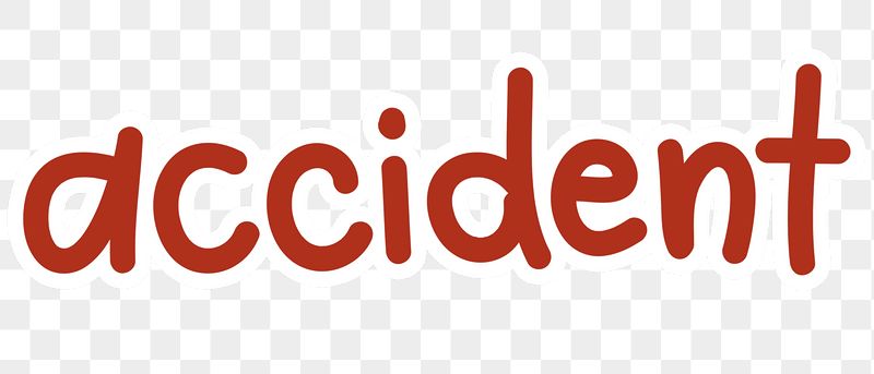 Accident png word sticker typography, | Free PNG - rawpixel