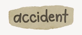 Accident word, torn craft paper | Free PSD - rawpixel