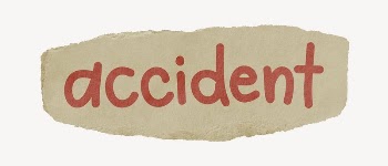 Accident word, torn craft paper | Free PSD - rawpixel