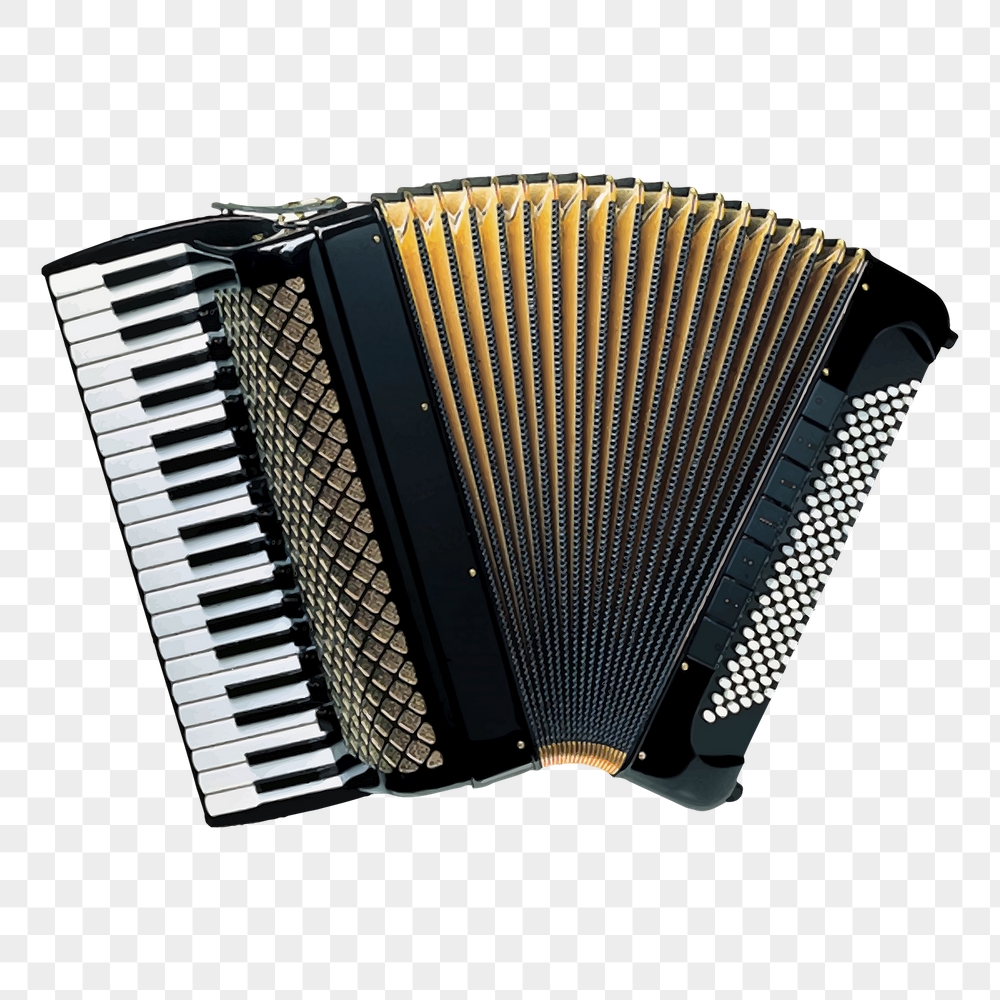 Accordion png sticker, musical instrument | Free PNG - rawpixel