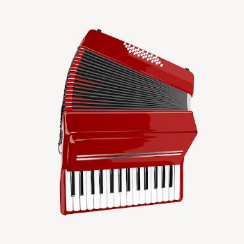 Accordion sticker, musical instrument illustration | Free PSD - rawpixel