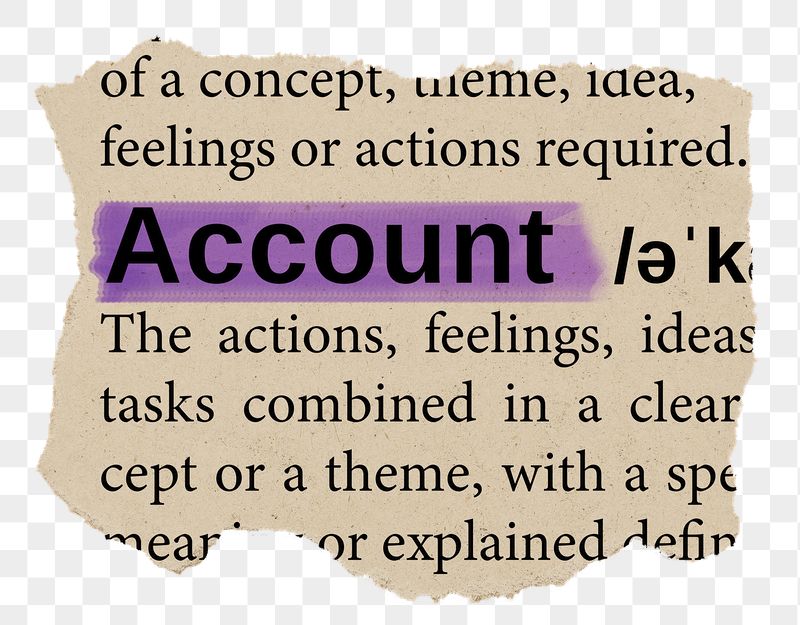 Account png word sticker, torn | Free PNG - rawpixel