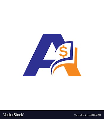 Accounting logo financial logo design vector image