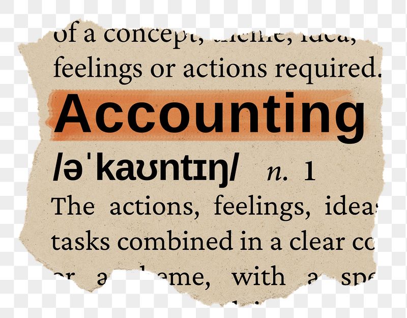Accounting png word sticker, torn | Free PNG - rawpixel