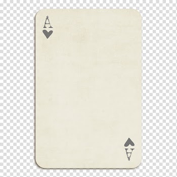Ace of Hearts, ace of spade playing card transparent background PNG clipart