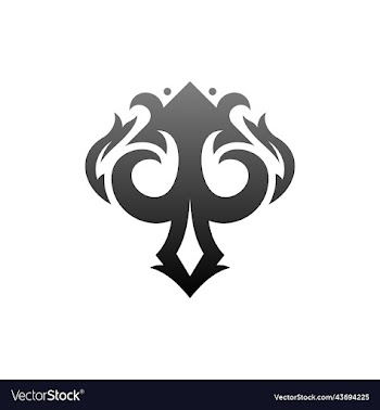 ace spade ornament luxury logo