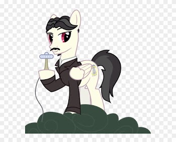 Achenara, Cloud, Hoof Hold, Lidded Eyes, Nikola Tesla, - Tesla Pony