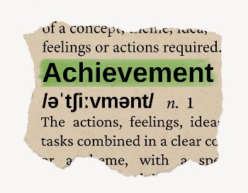 Achievement ripped dictionary, editable word | Free PSD - rawpixel