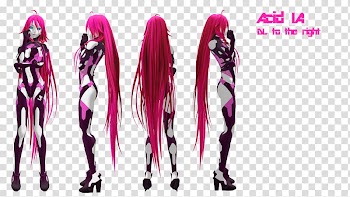 Acid IA,DL-, female anime character transparent background PNG clipart