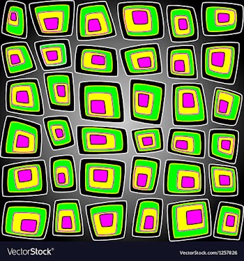  					Acid square vector image														