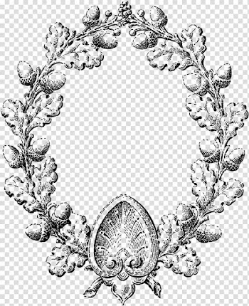 Acorn Oak leaf cluster , leaf frame transparent background PNG clipart