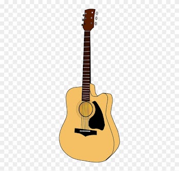 Acoustic Guitar Clipart Yellow Guitar - Epiphone Pro 1 Acoustic Guitar Natural