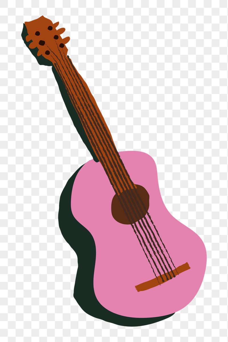 Acoustic guitar png sticker, musical | Free PNG Illustration - rawpixel