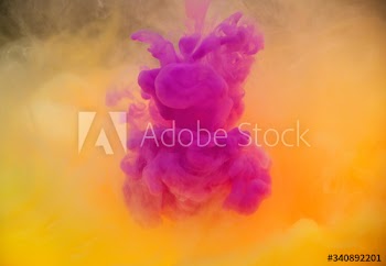 Acrylic color dissolving in water