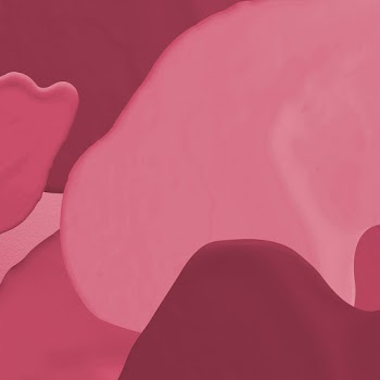 Acrylic fluid pink texture background with blank space