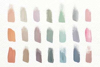Acrylic paint brush strokes | Free stock illustration - 583611