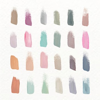 Acrylic paint brush strokes | Free stock vector - 582085