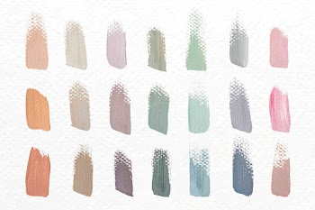 Acrylic paint brush strokes | Free stock vector - 582109