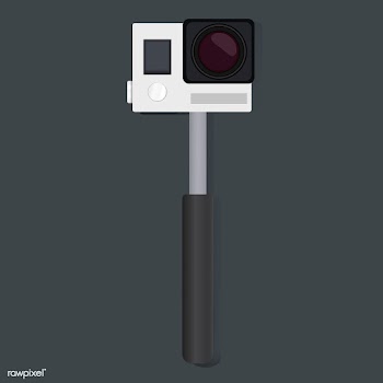 Action Extreme Camera with Handle Vector Illu.. | Free stock vector - 389979