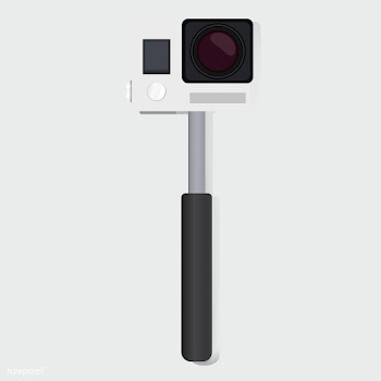 Action Extreme Camera with Handle Vector Illu.. | Free stock vector - 390719