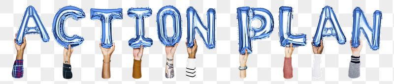 Action plan word png, hands | Free PNG - rawpixel