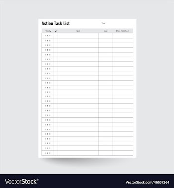 action task list