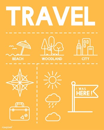 Active adventure destination | Free stock vector - 397183