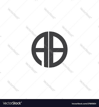 Ad-letter-logo-design vector image