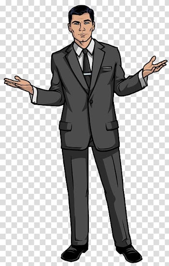 Adam Reed Sterling Archer Costume Suit, suit transparent background PNG clipart