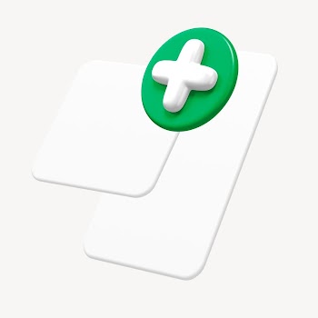 Add document icon 3D icon, | Free Photo - rawpixel