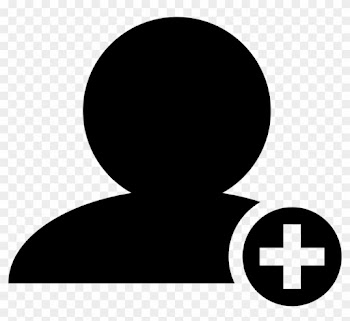Add People Interface Symbol Of Black Person Close Up - Star People Icon