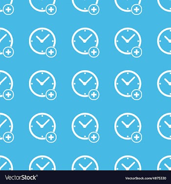 Add time straight pattern vector image