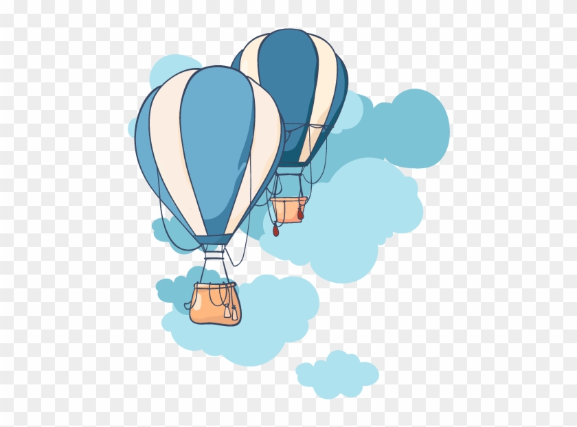 Adesivo De Parede Infantil Balões E Nuvens Modelo - Balão Infantil Png