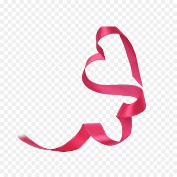 Adhesive tape Red ribbon - Pink Ribbon 