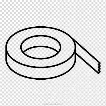 Adhesive tape Ribbon Drawing Coloring book, ribbon transparent background PNG clipart