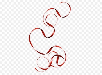Adhesive tape Ribbon Paper Textile - Red Ribbon 