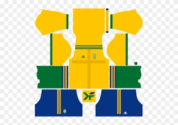 Adidas Brazil Dls/fts Fantasy Kit - Dream League Soccer 2018 Kit Barcelona