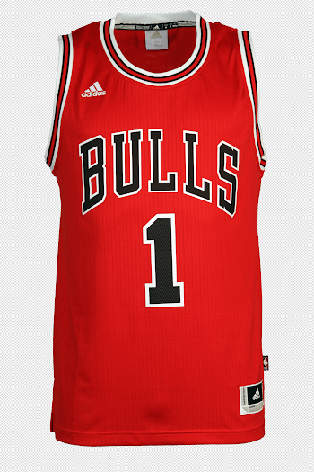 adidas Chicago Bulls Derrick Rose Road Swingman Jersey / M86192