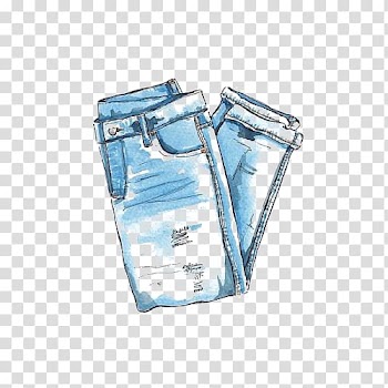 Adidas Stan Smith T-shirt Adidas Superstar Calvin Klein, Hand-painted jeans transparent background PNG clipart