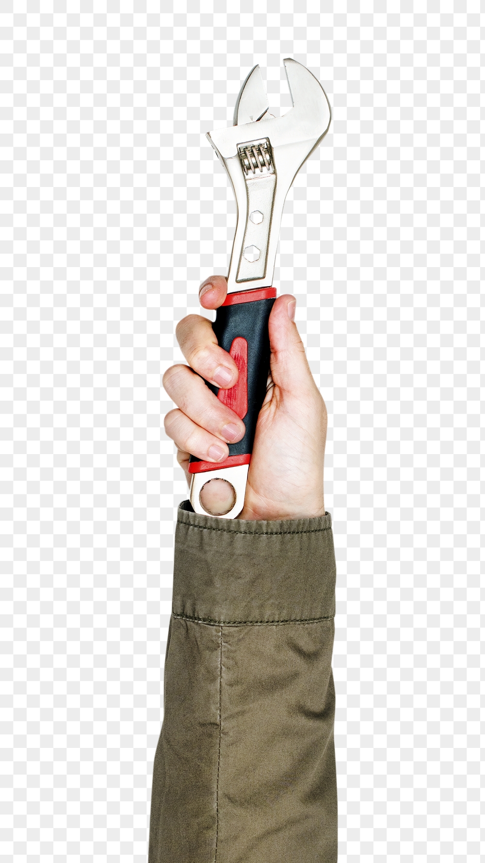Adjustable wrench png in hand | Free PNG - rawpixel