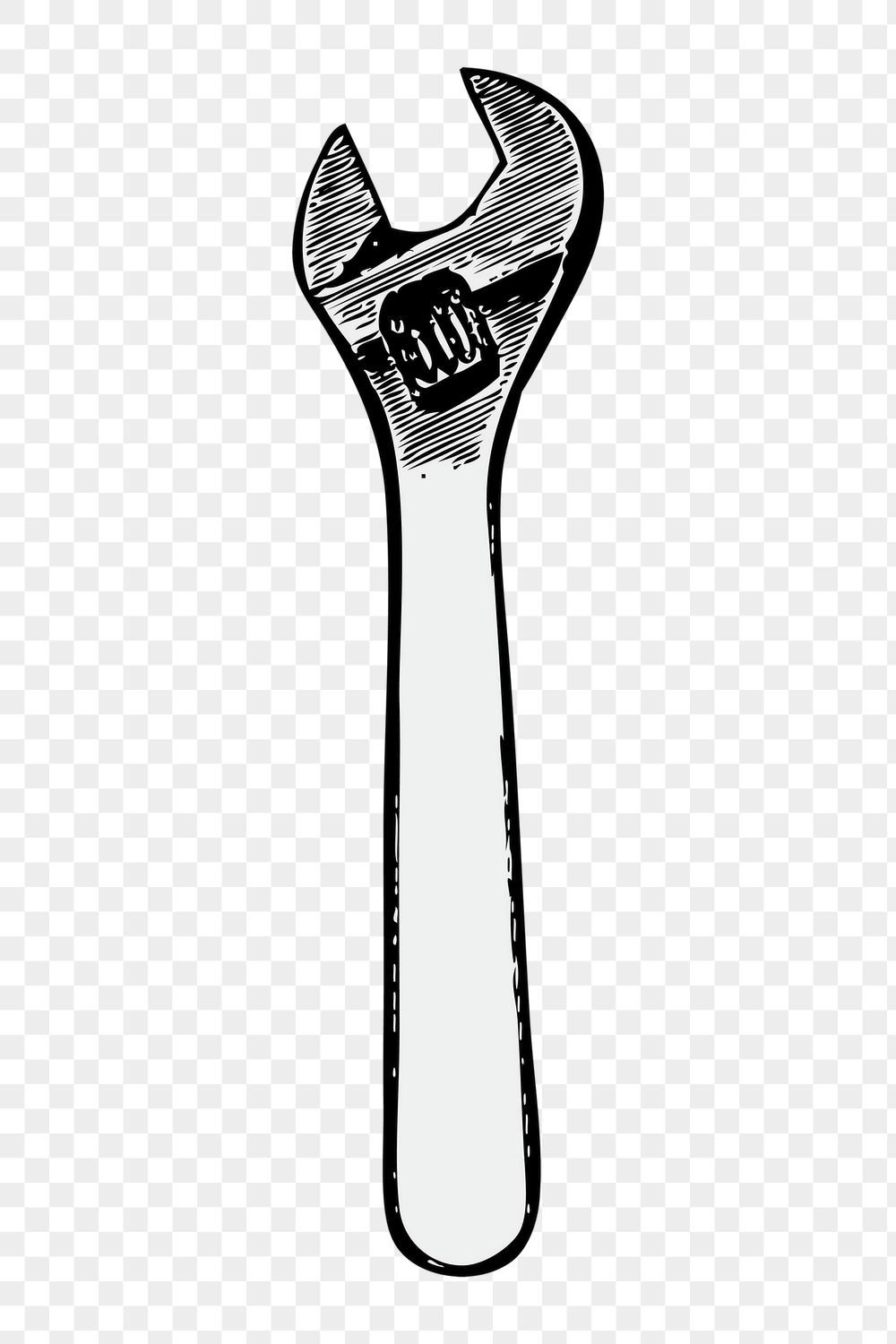 Adjustable wrench png sticker, tool | Free PNG - rawpixel