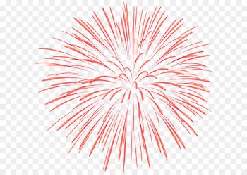 Adobe Fireworks - Red Firework Transparent PNG Image 