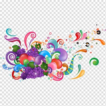 Adobe Illustrator Abstraction , Wild abstract decorative painting transparent background PNG clipart