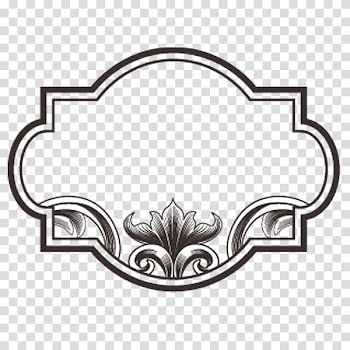 Adobe Illustrator, Chinese wind pattern border transparent background PNG clipart