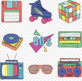 Adobe Illustrator Clip art - 80s retro 